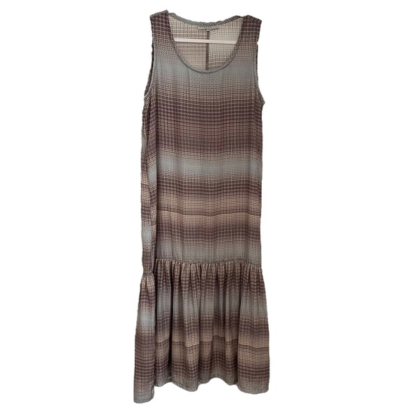 bryn Walker Dresses & Skirts - Bryn walker silk tank ruffle bottom maxi multicolor dress